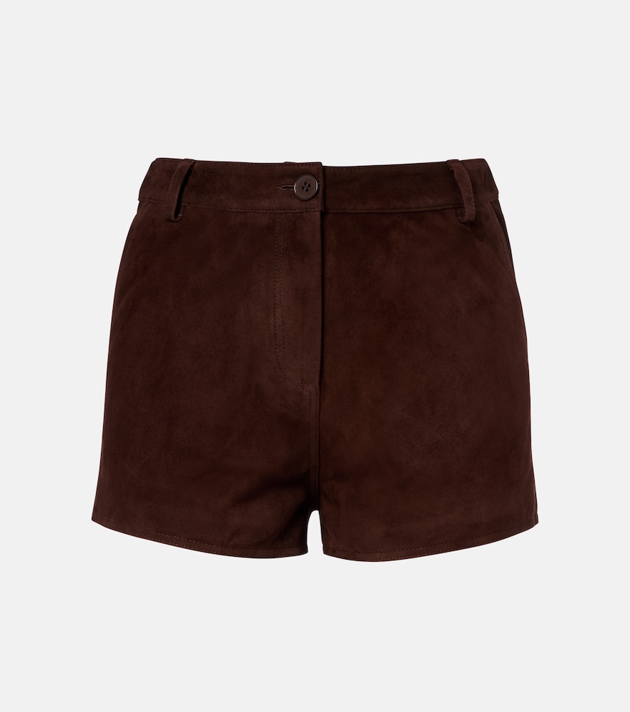 Nour Hammour Leontine suede shorts - Women's Clothing