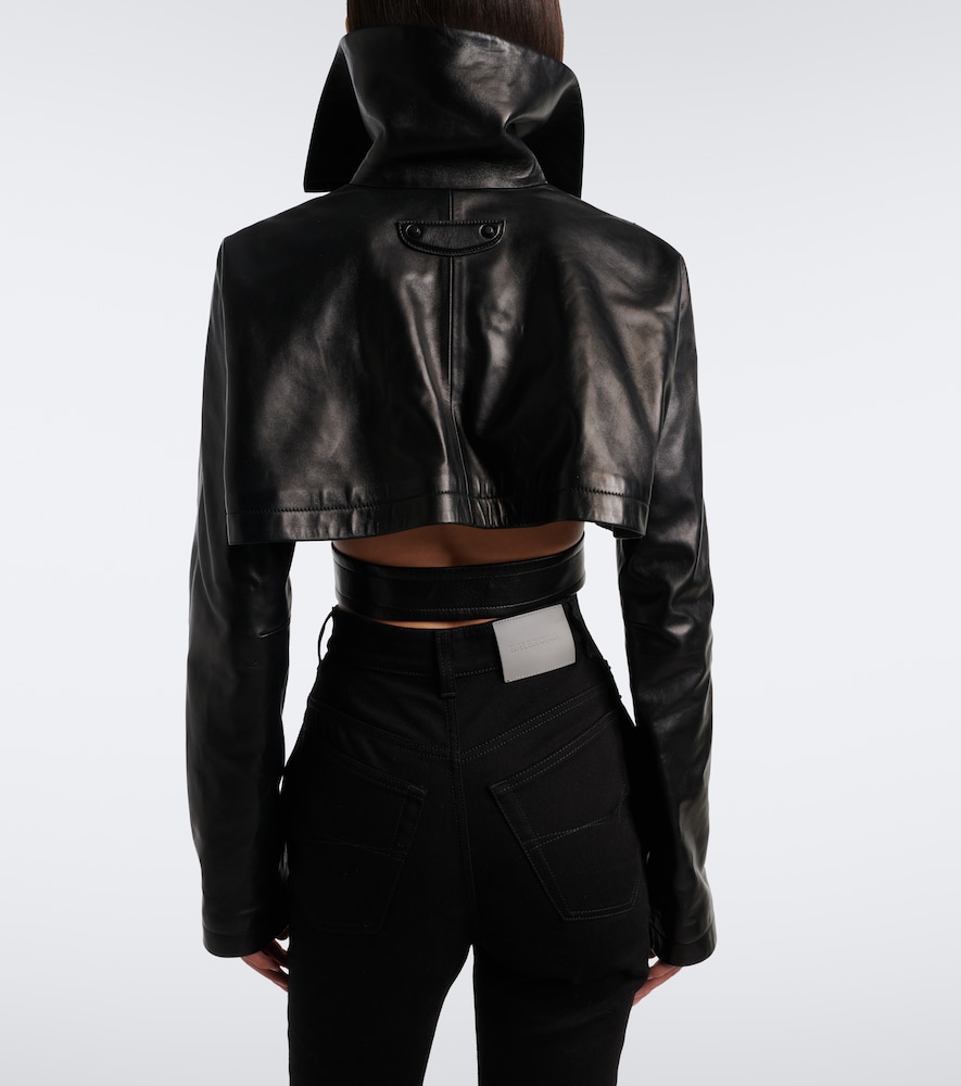 Belted Cropped Jacket