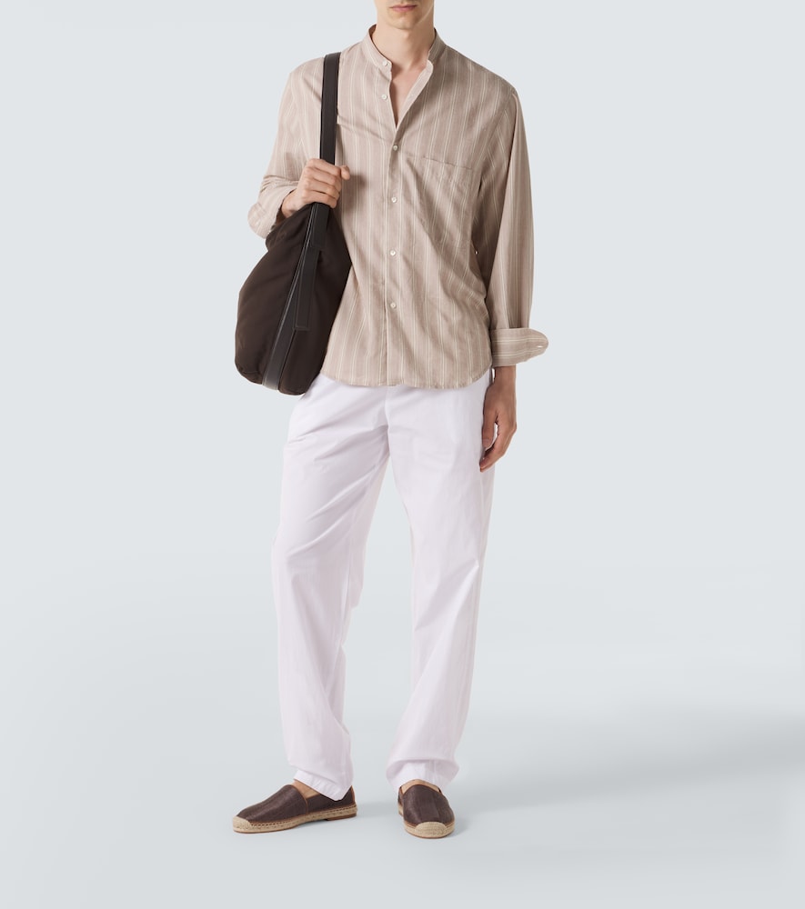  Fedeli Fedeli Pantaloni Regular In Misto Cotone 