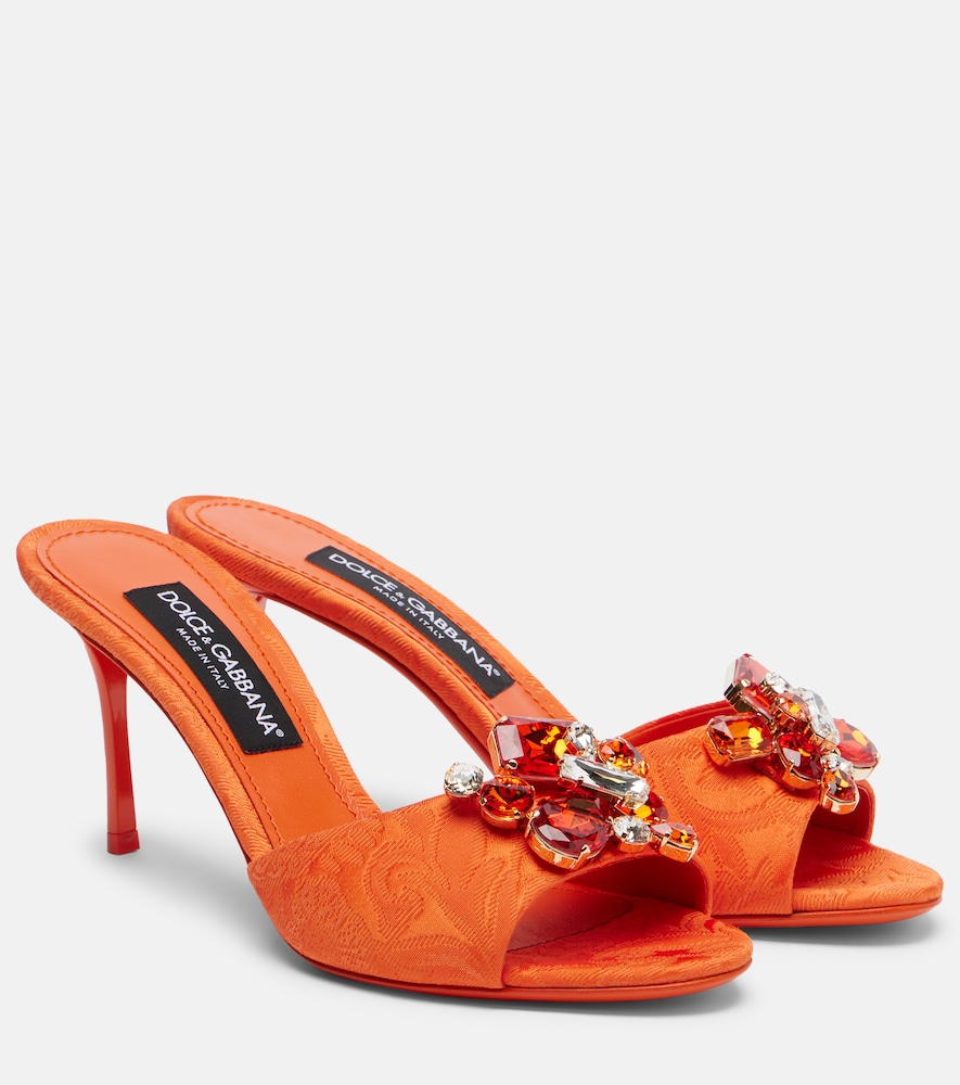 Dolce & Gabbana Embellished brocade mules | Thumbnail 7
