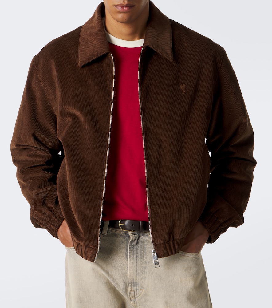 Ami De Coeur Cotton Corduroy Blouson Jacket