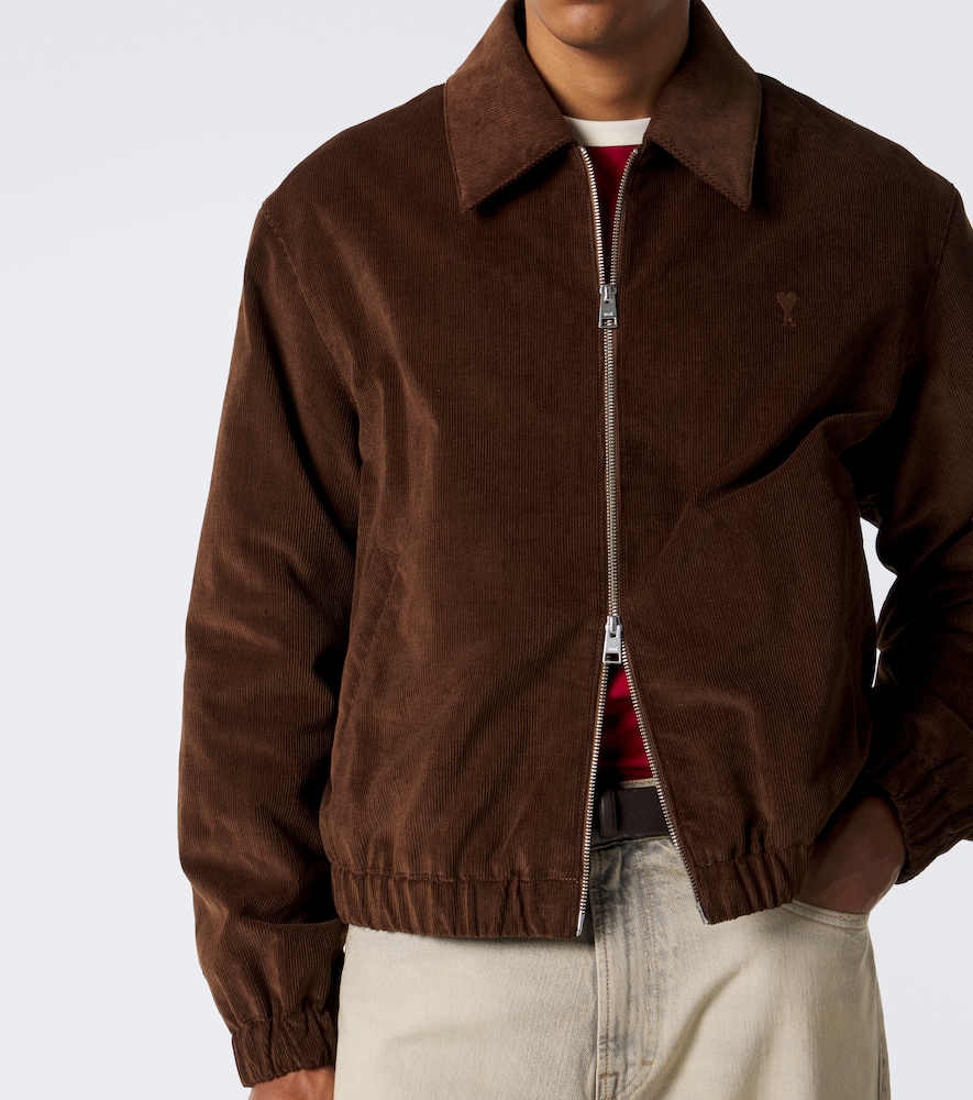 Ami De Coeur Cotton Corduroy Blouson Jacket