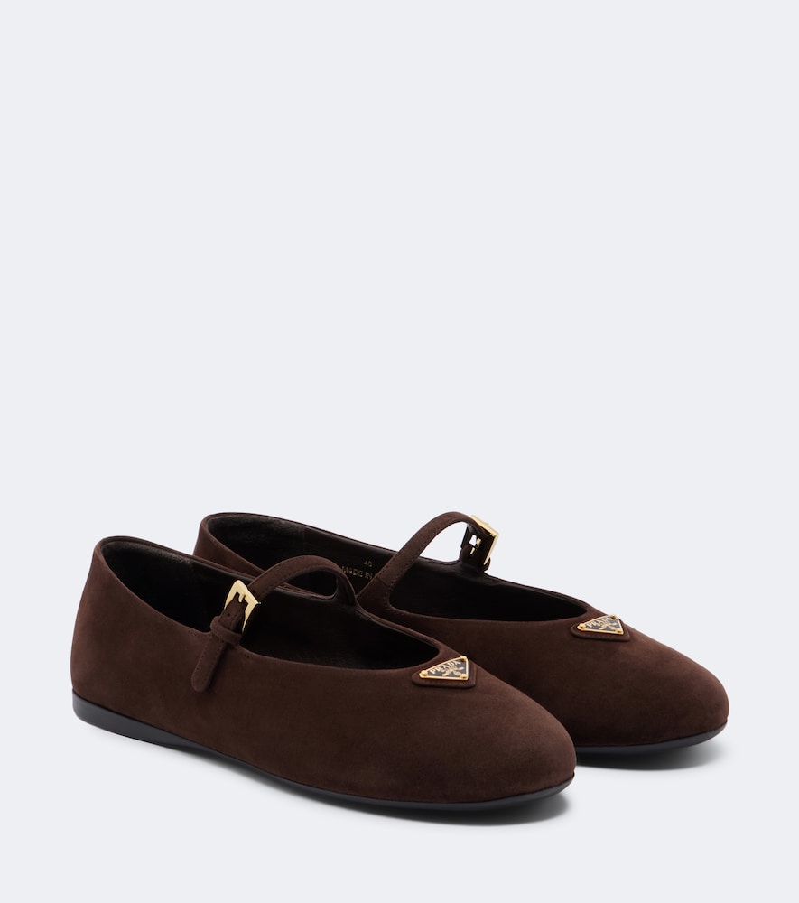 Ballerine Mary Jane in suede