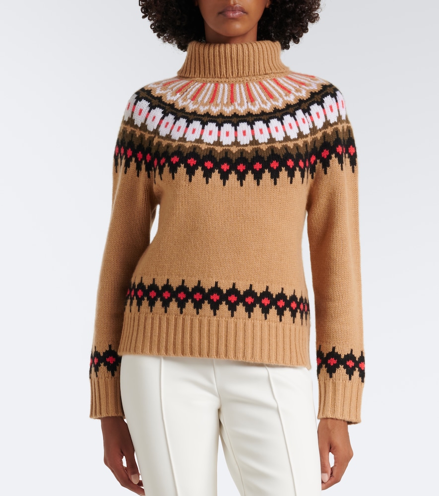 Ingrid Fair Isle Cashmere Turtleneck Sweater