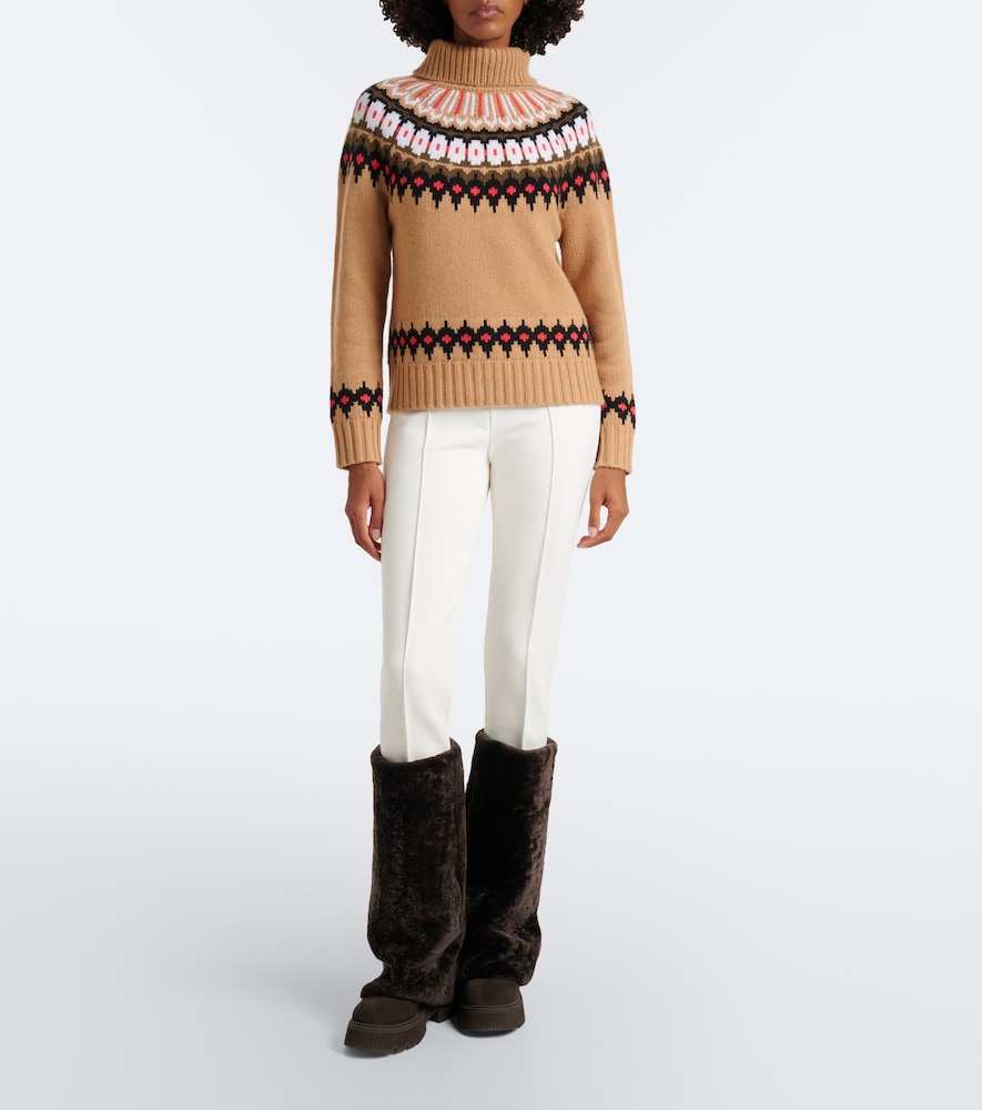 Ingrid Fair Isle Cashmere Turtleneck Sweater