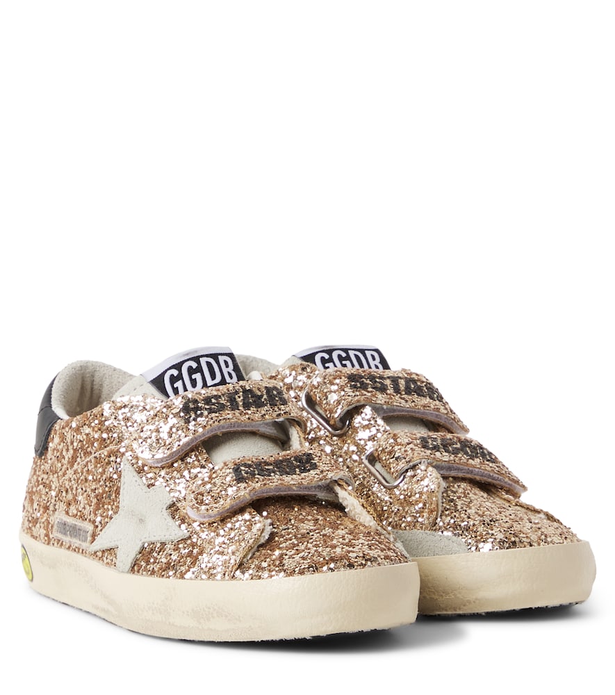 Golden Goose Kids Old School glitter leather sneakers | Image 1