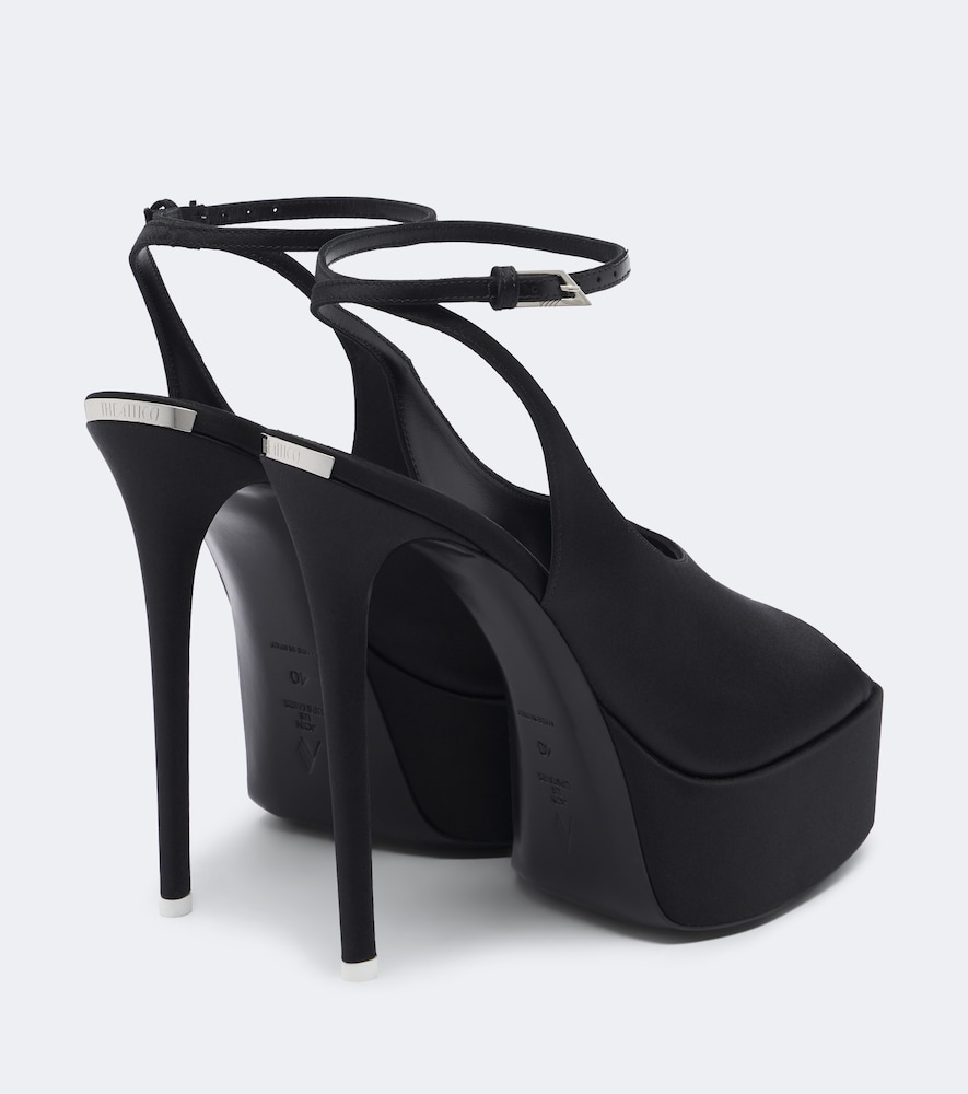Ornella Satin Platform Sandals