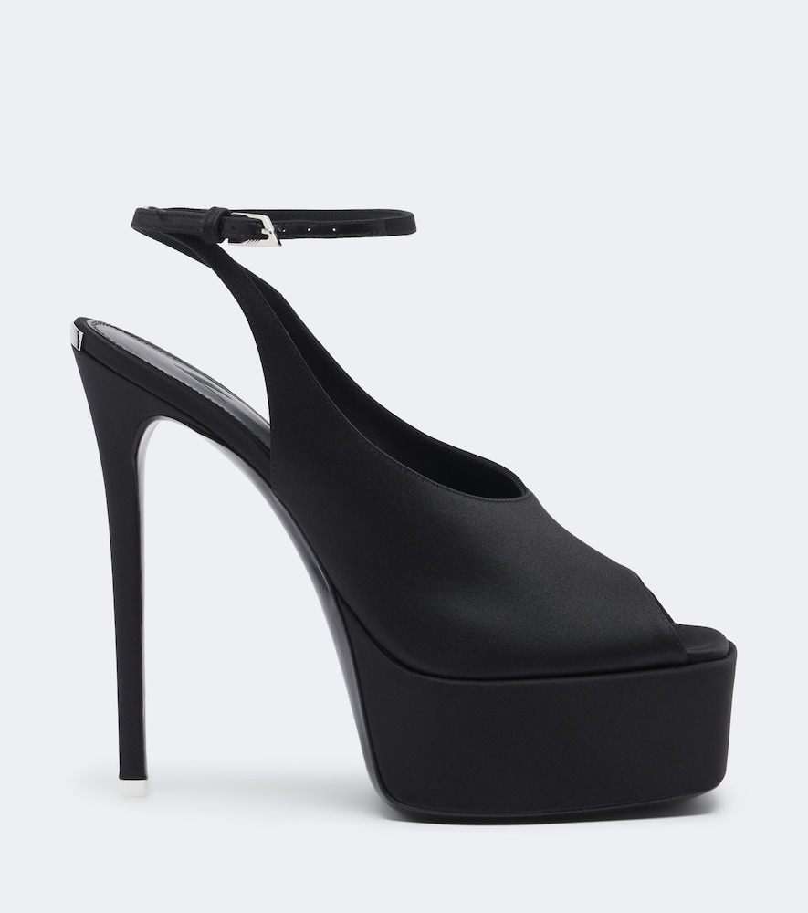 Ornella Satin Platform Sandals