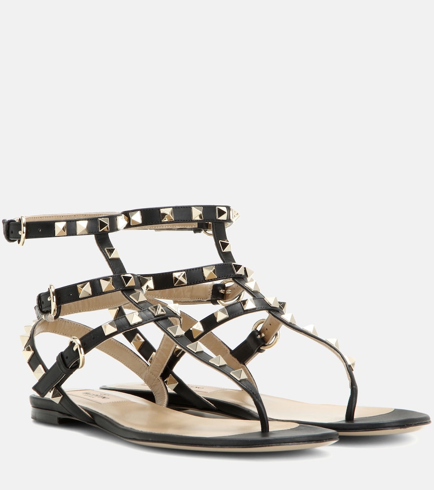 Valentino Garavani Rockstud leather sandals - Women's Shoes