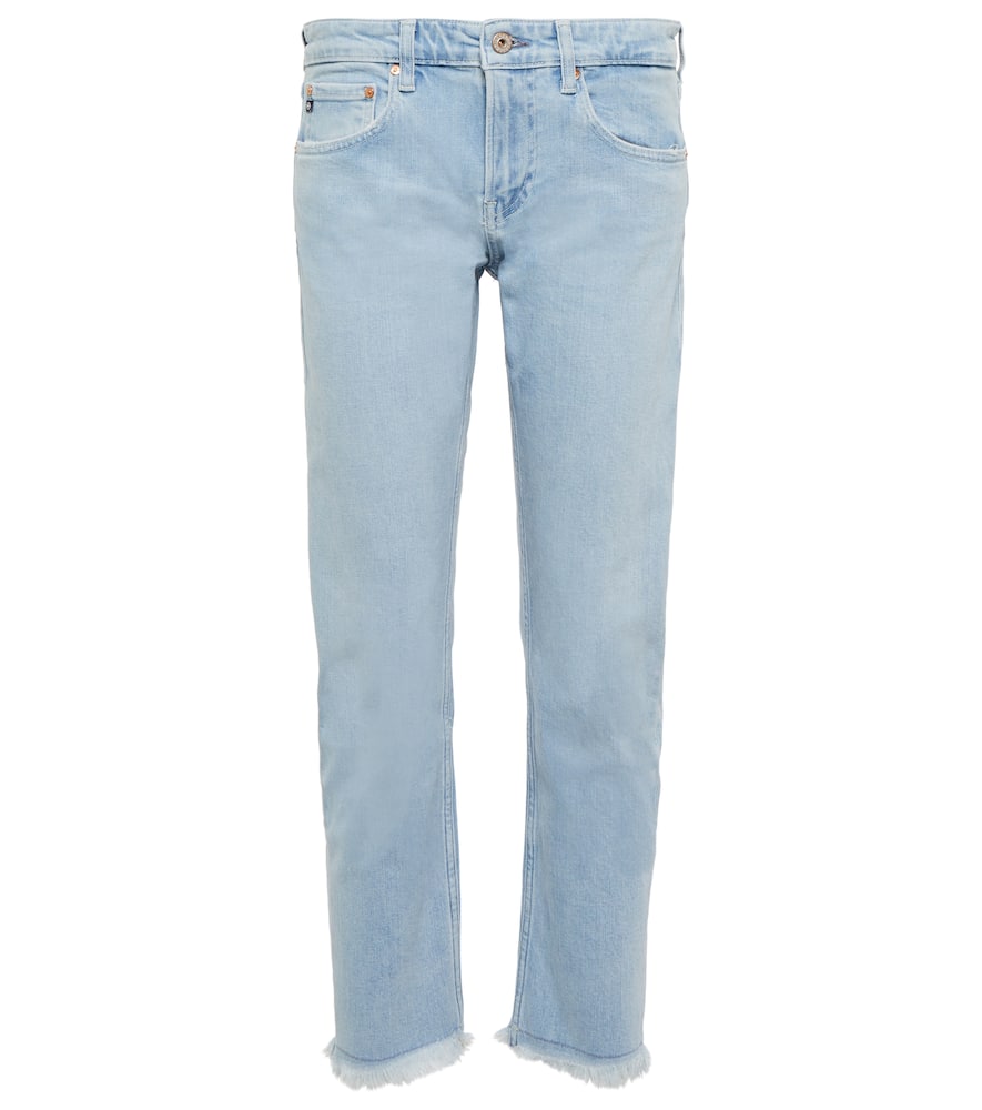 AG Jeans Girlfriend mid-rise cropped jeans