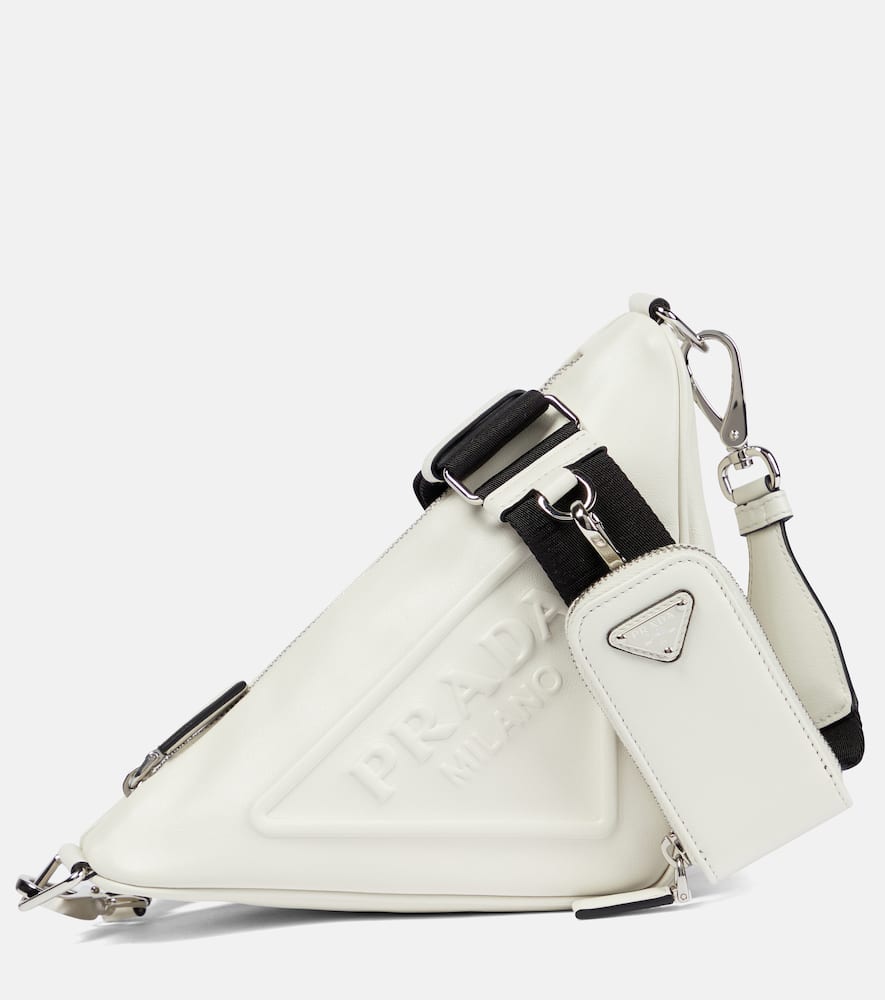 Prada Triangle leather shoulder bag