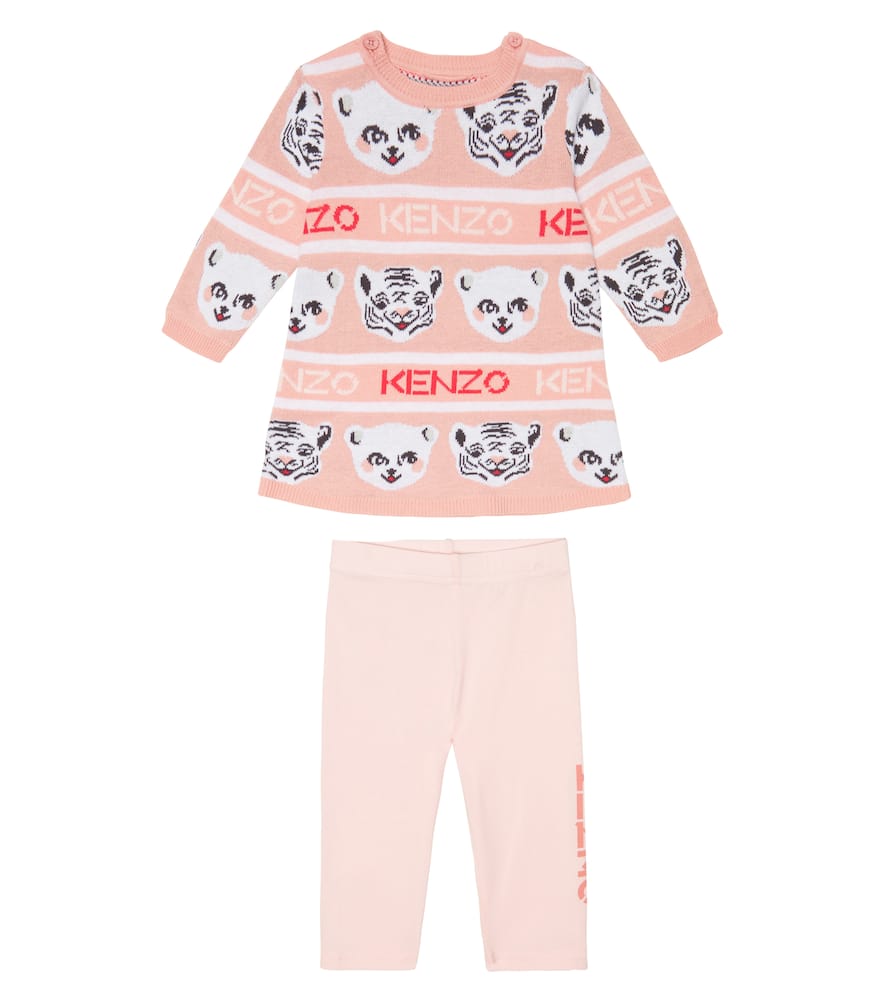 Kenzo Kids Baby cotton sweatshirt and pants set