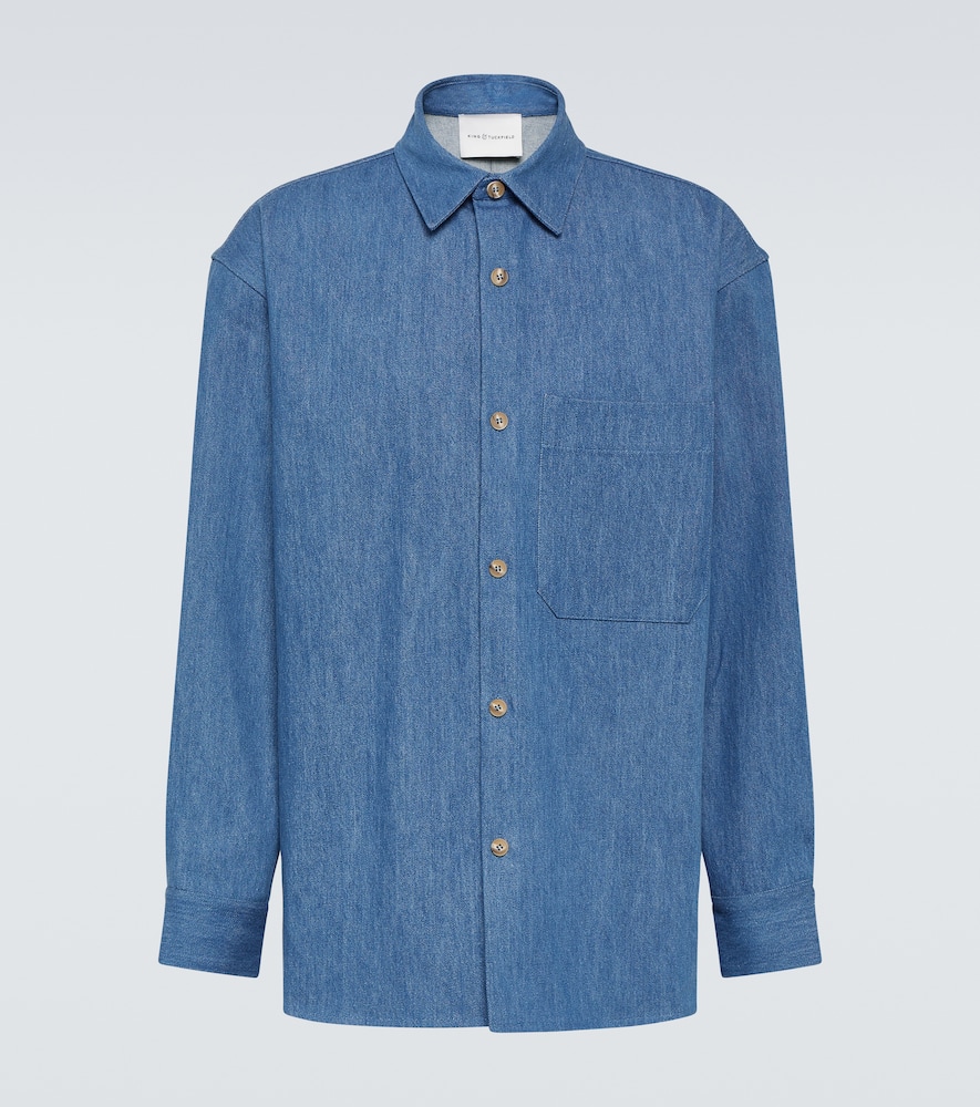 King & Tuckfield Oversized denim shirt