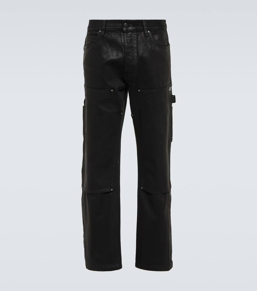 Amiri Wax Carpenter cotton cargo jeans