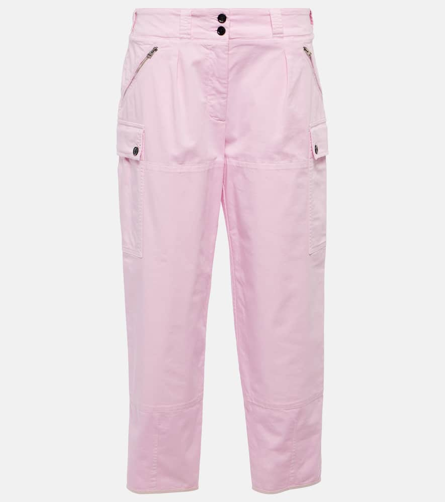 Tom Ford Cotton Cargo Trousers In Pink