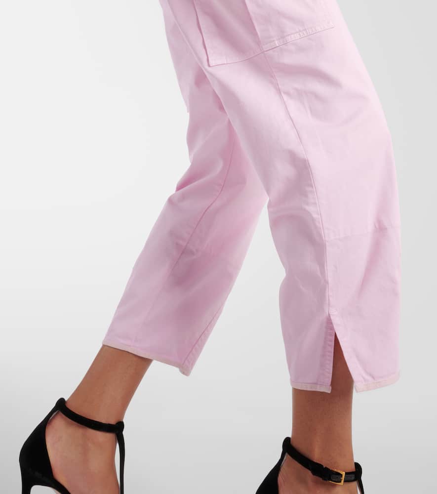 Tom Ford Tapered Cargo Trousers In Pink
