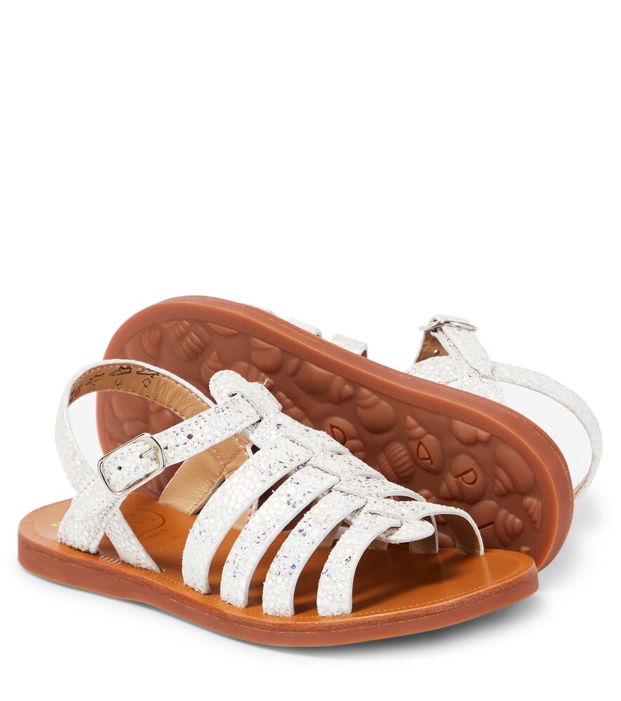  Pom D'api Pom D'api Sandalen Plagette Strap Mit Glitter 