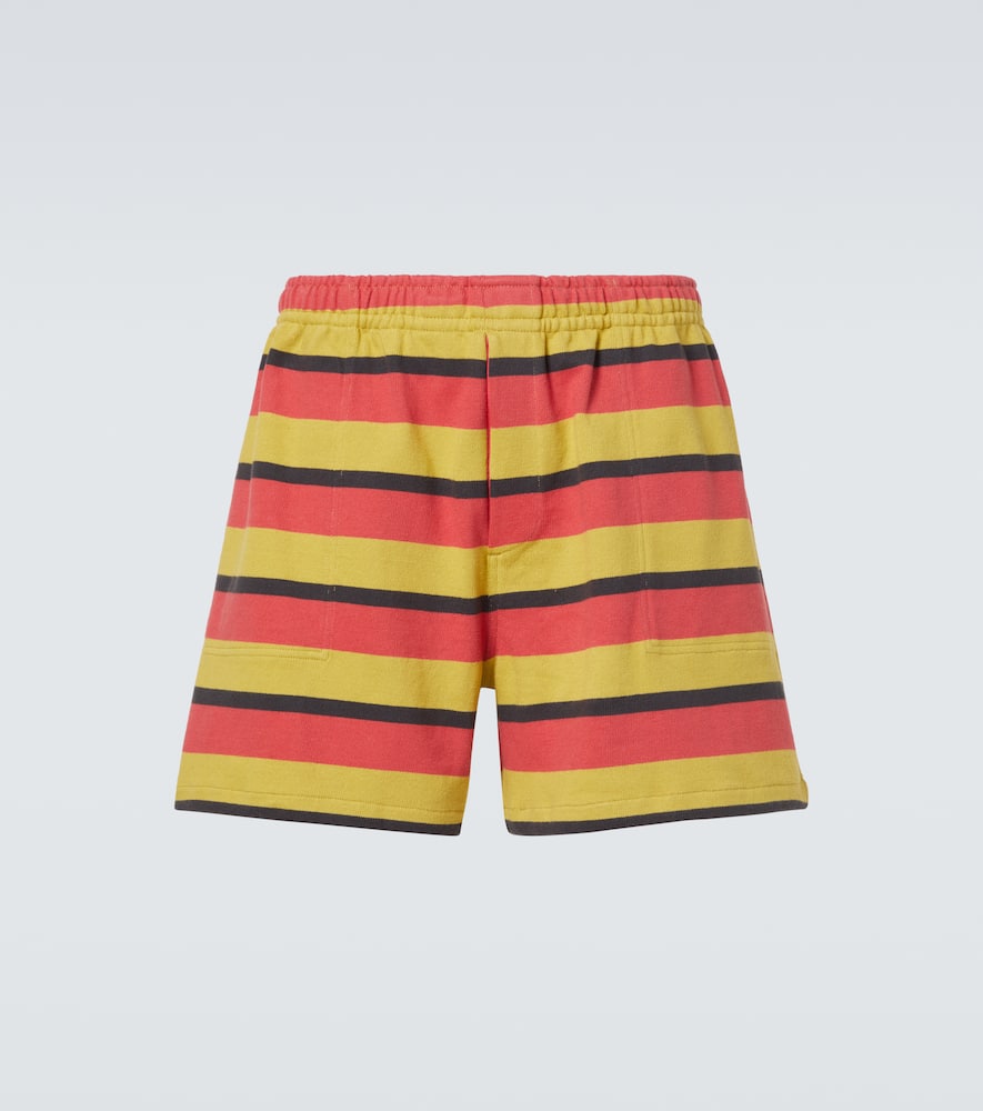 Rec striped cotton jersey shorts