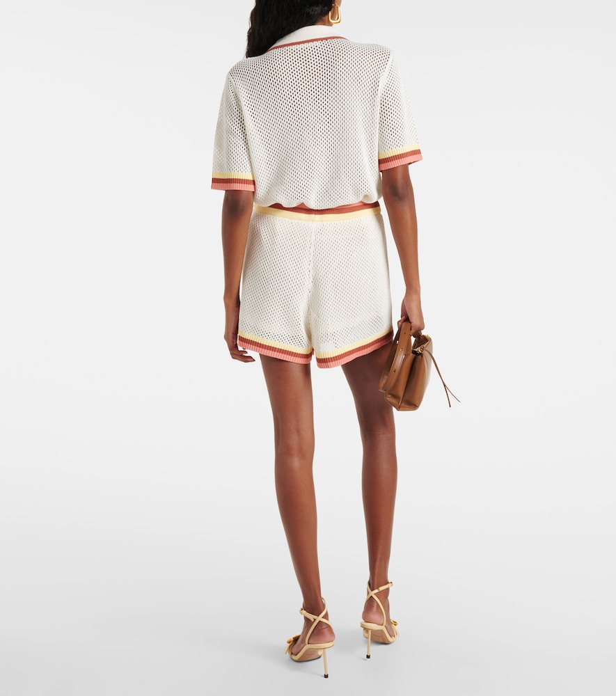 Zimmermann Zimmermann High-rise Shorts Golden 