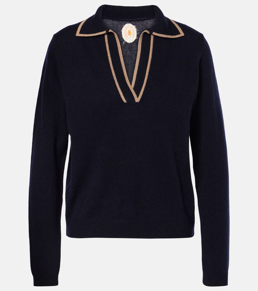 Jardin des Orangers Cashmere and wool polo sweater