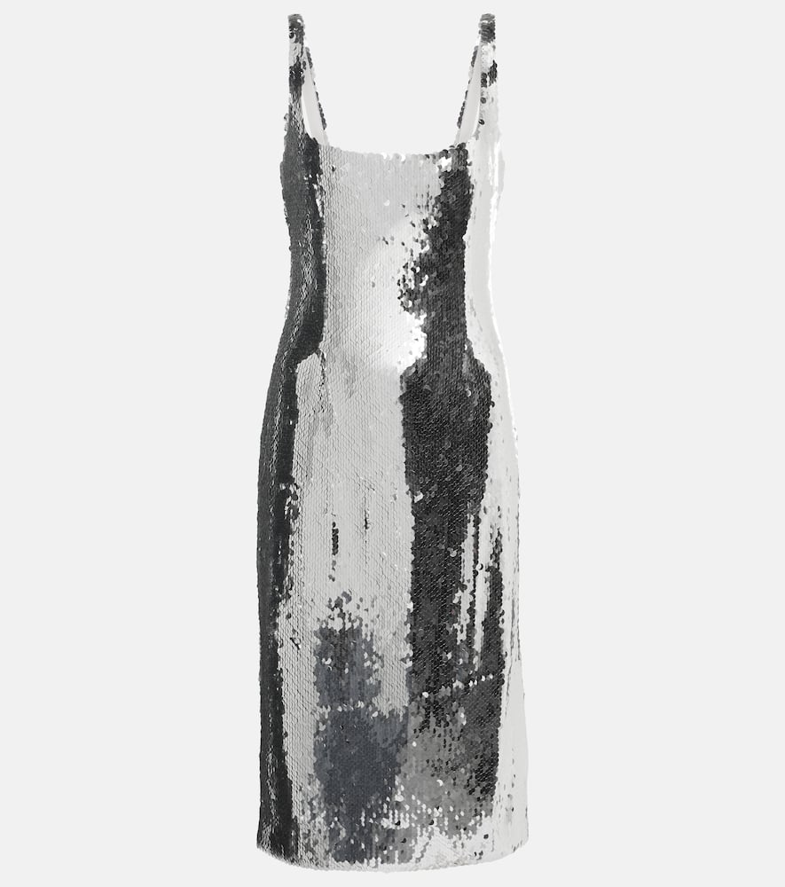 Sequined midi dress