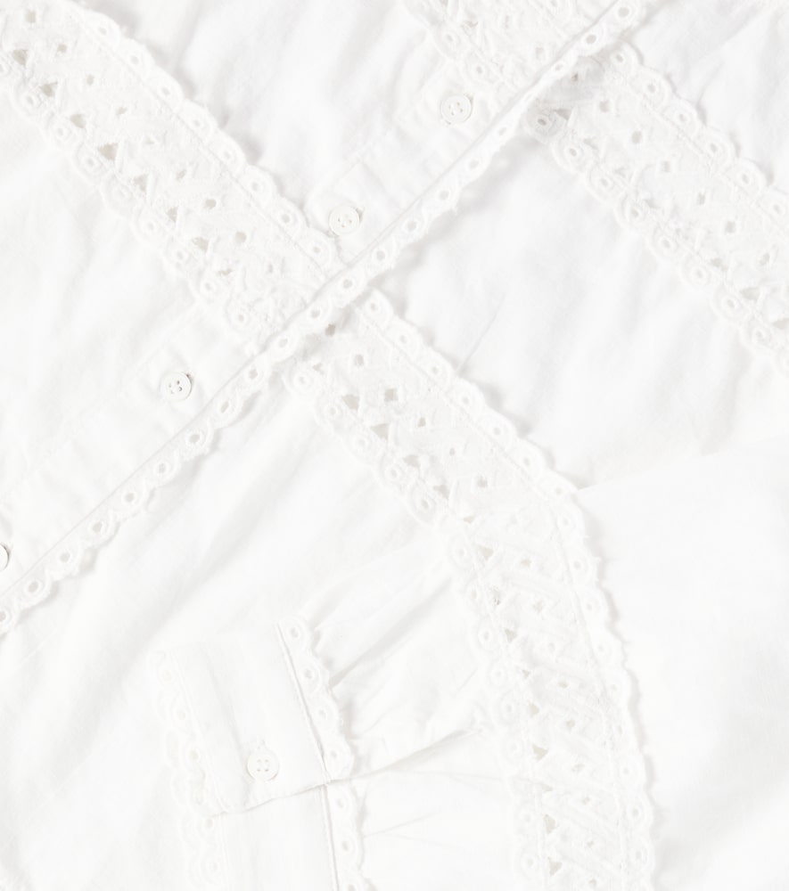  Bonpoint Bonpoint Blusa Elyah De Algodón Bordada 