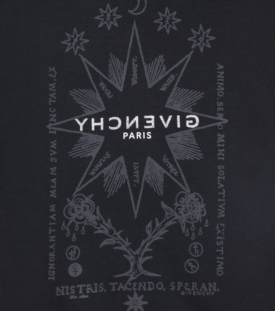 Givenchy Cotton-blend Jersey Hoodie In Black