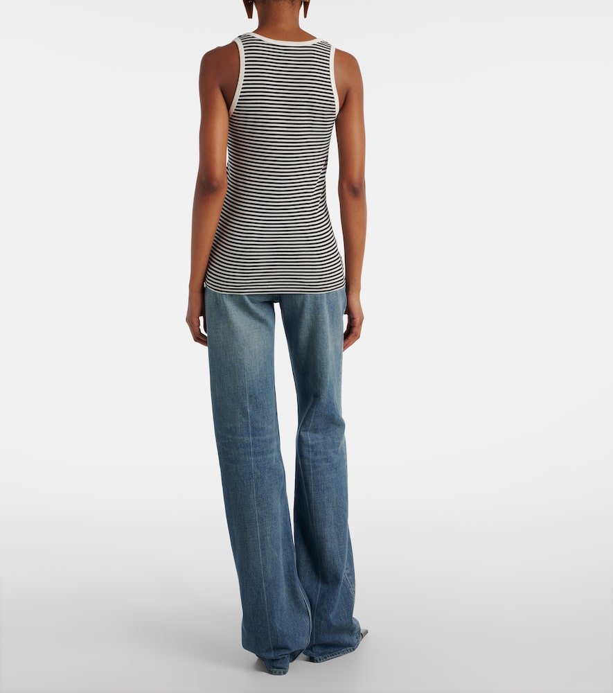  Saint Laurent Saint Laurent Tanktop Cassandre Aus Baumwolljersey 