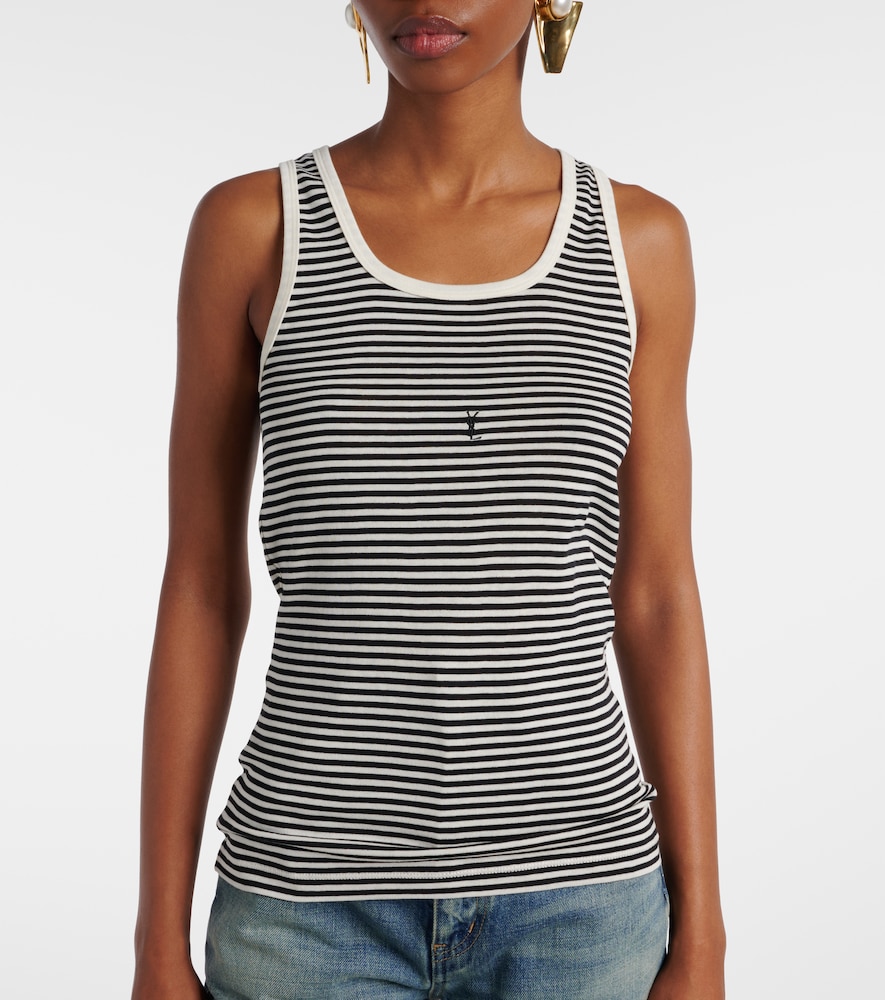  Saint Laurent Saint Laurent Tanktop Cassandre Aus Baumwolljersey 