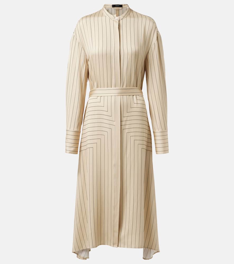 Orlana silk-blend shirt dress