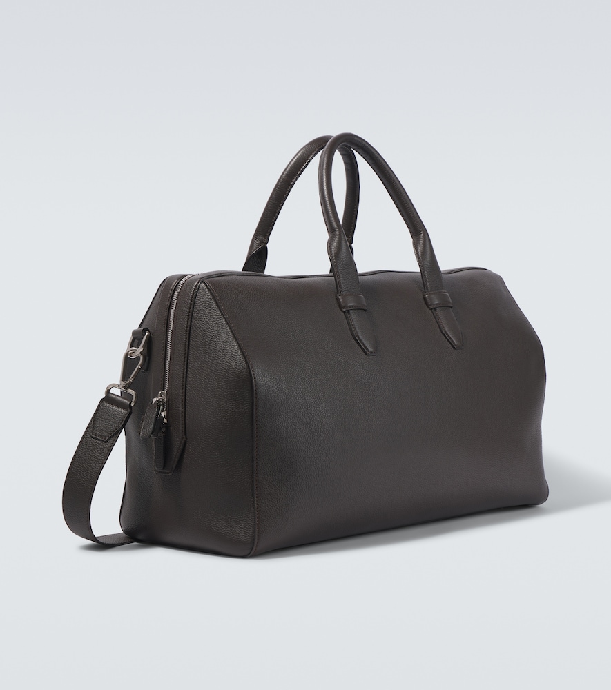  Brioni Brioni Leather Duffel Bag 