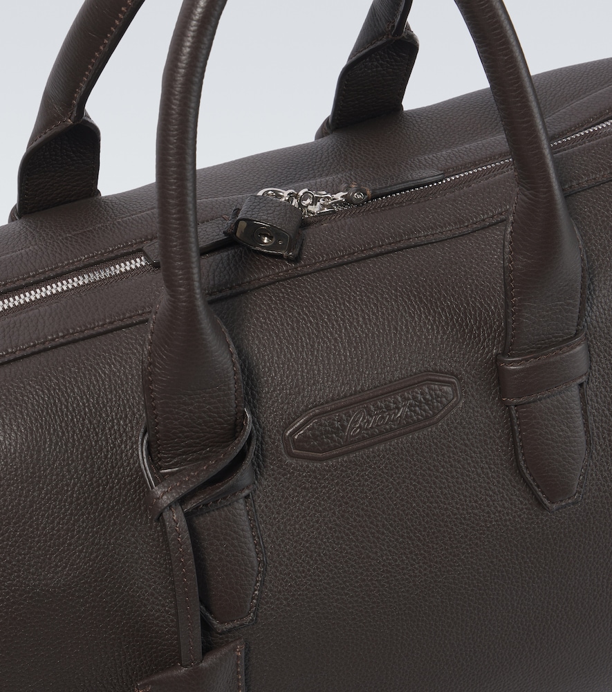  Brioni Brioni Leather Duffel Bag 