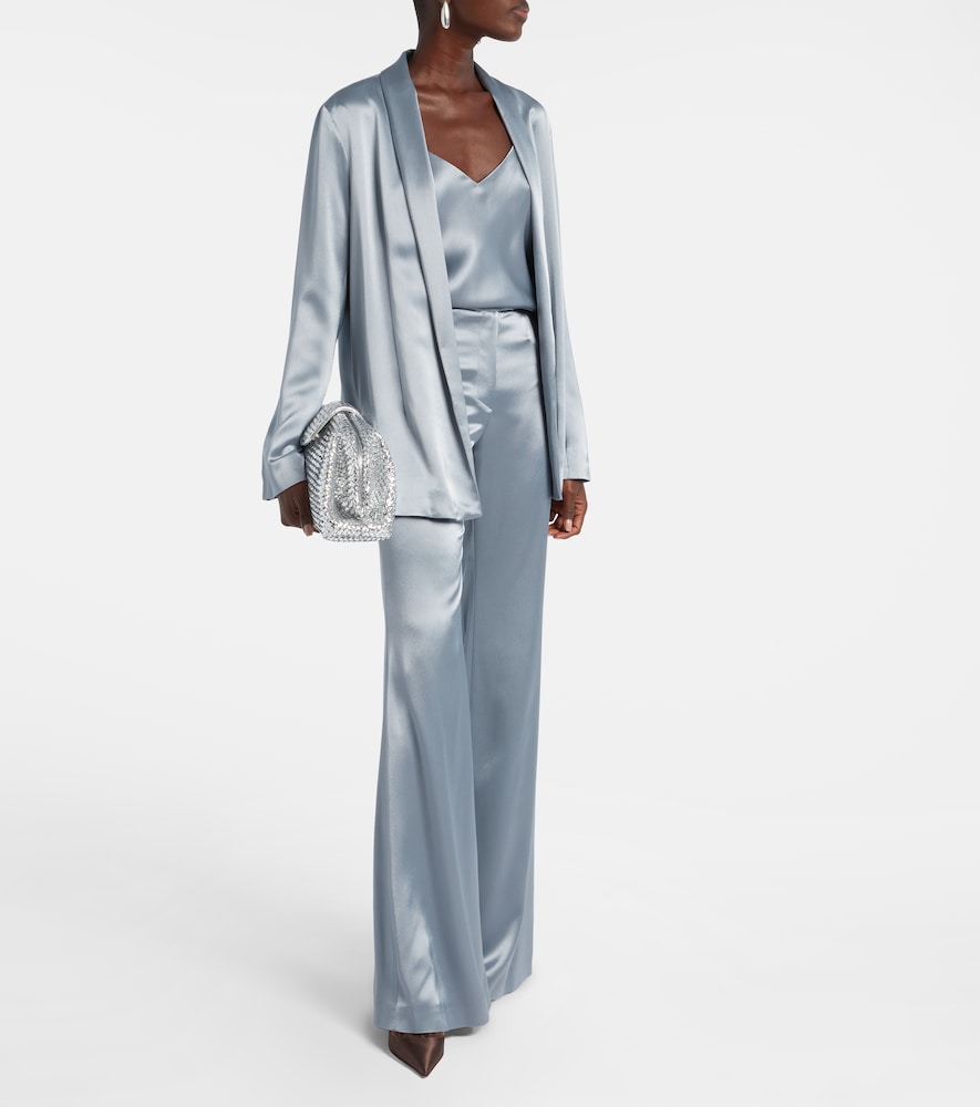 Galvan Julianne high-rise wide-leg pants