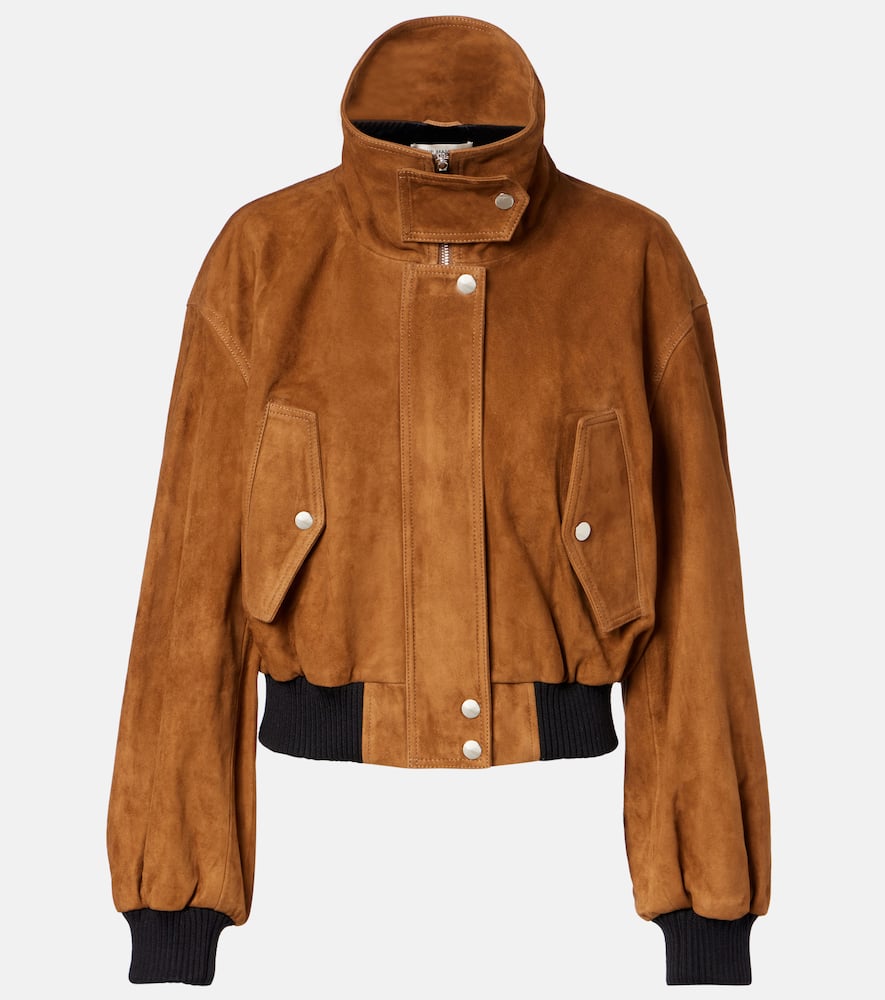 Briar suede bomber jacket