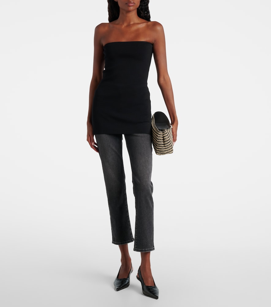 AG Jeans Cropped mid-rise slim jeans