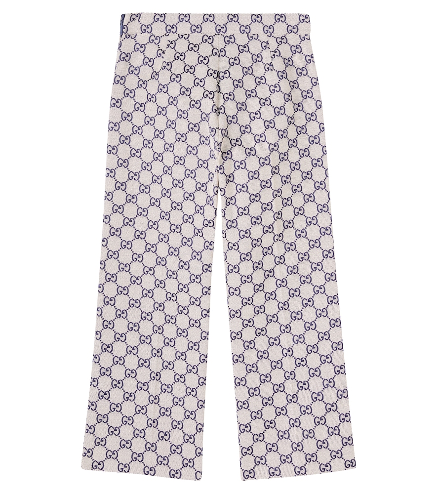  Gucci Kids Gucci Kids Gg Jacquard Straight Pants 