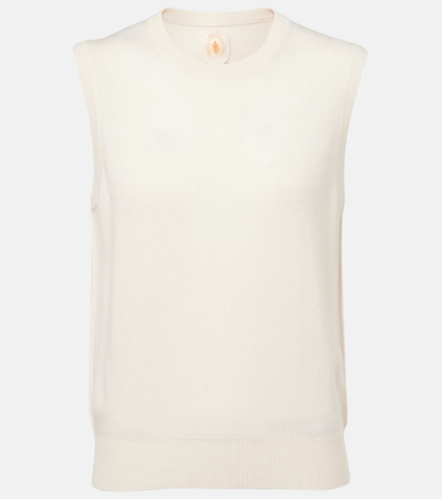 Wool and cashmere sweater vest