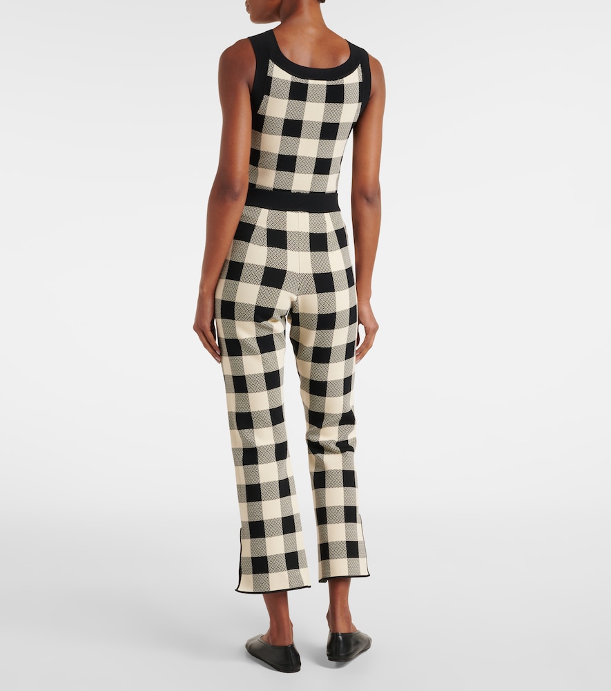  Posse Posse Pippa Checked Flared Pants 