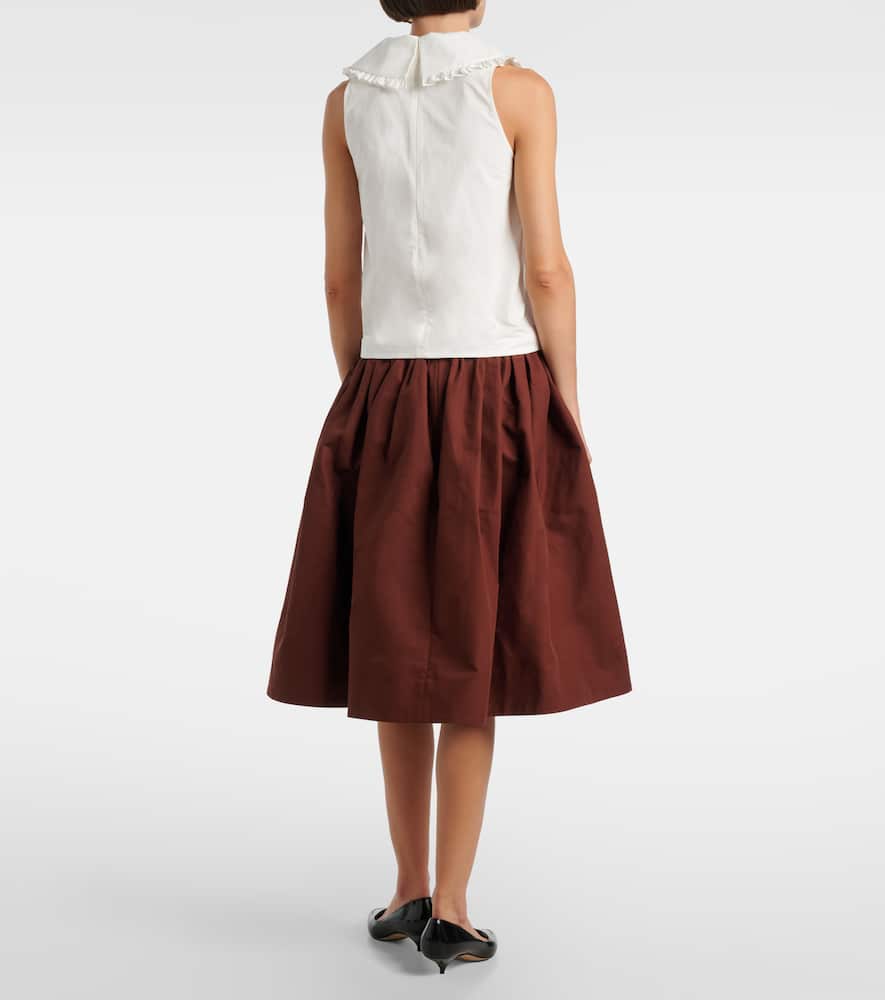 Shushu-tong Top Aus Baumwolle In White