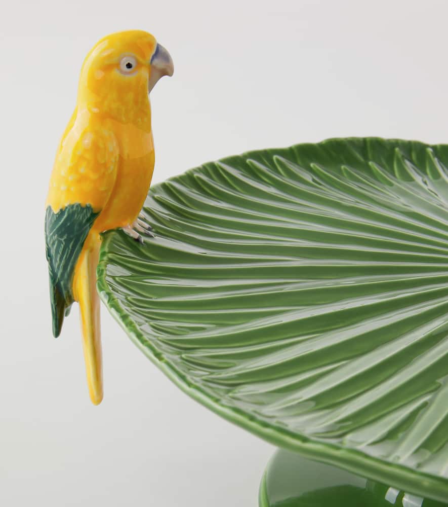 Bordallo Pinheiro x EcoArts Amazonia cake stand