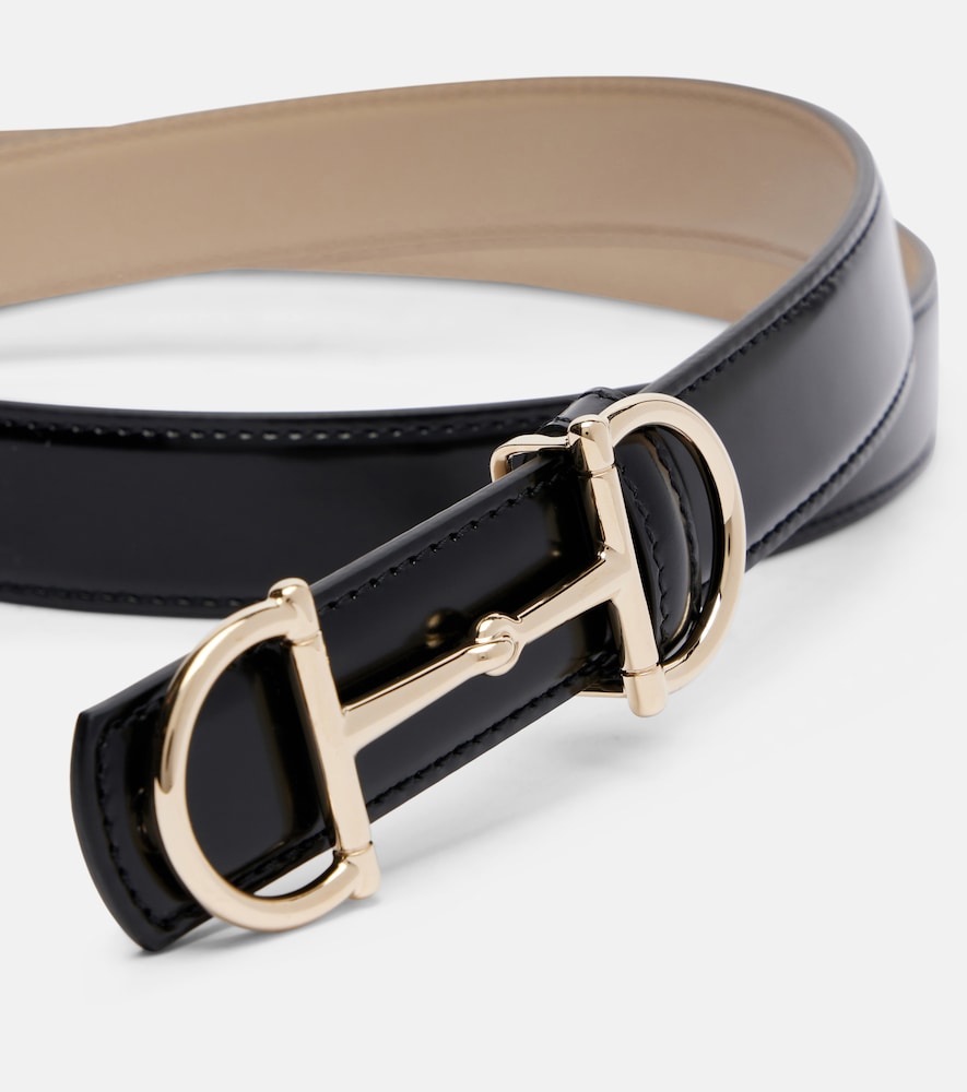  Gucci Gucci Horsebit Reversible Leather Belt 