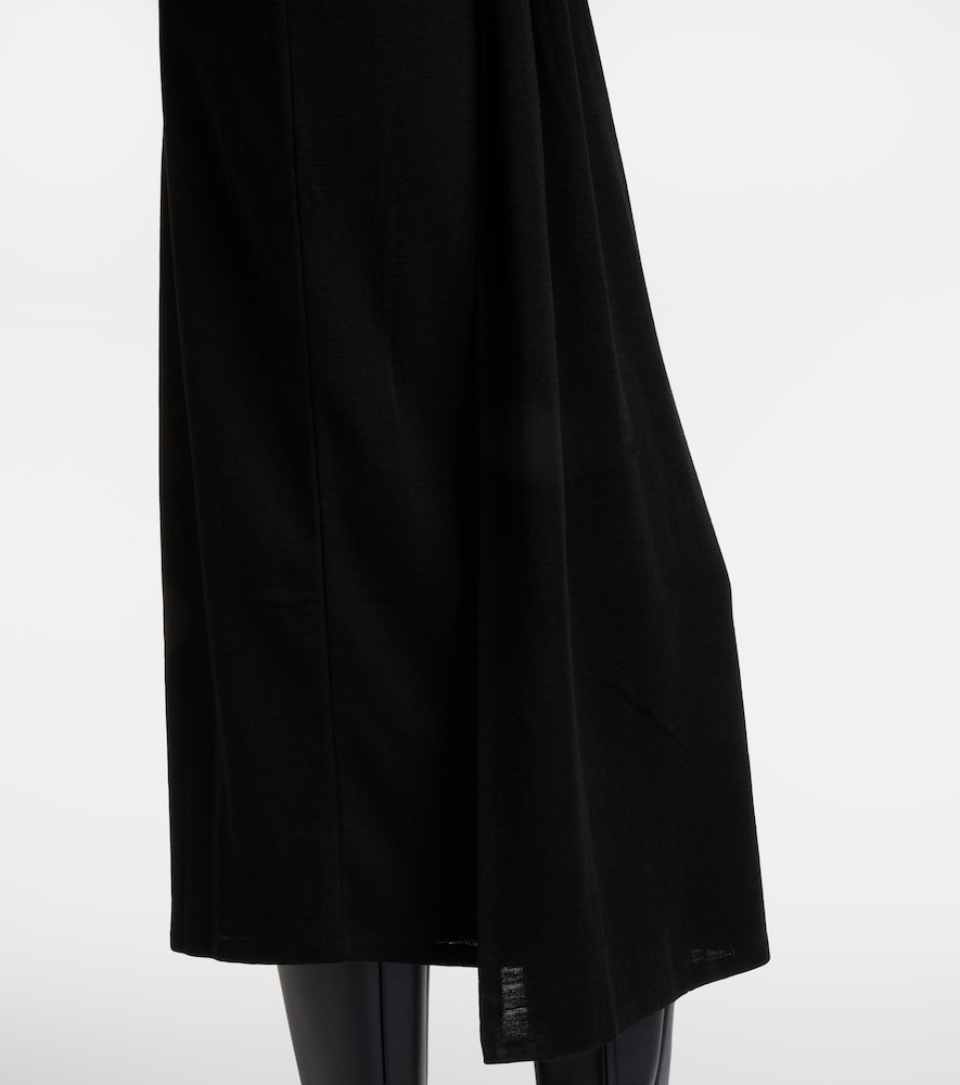  Vince Vince Draped Wool-blend Midi Dress 