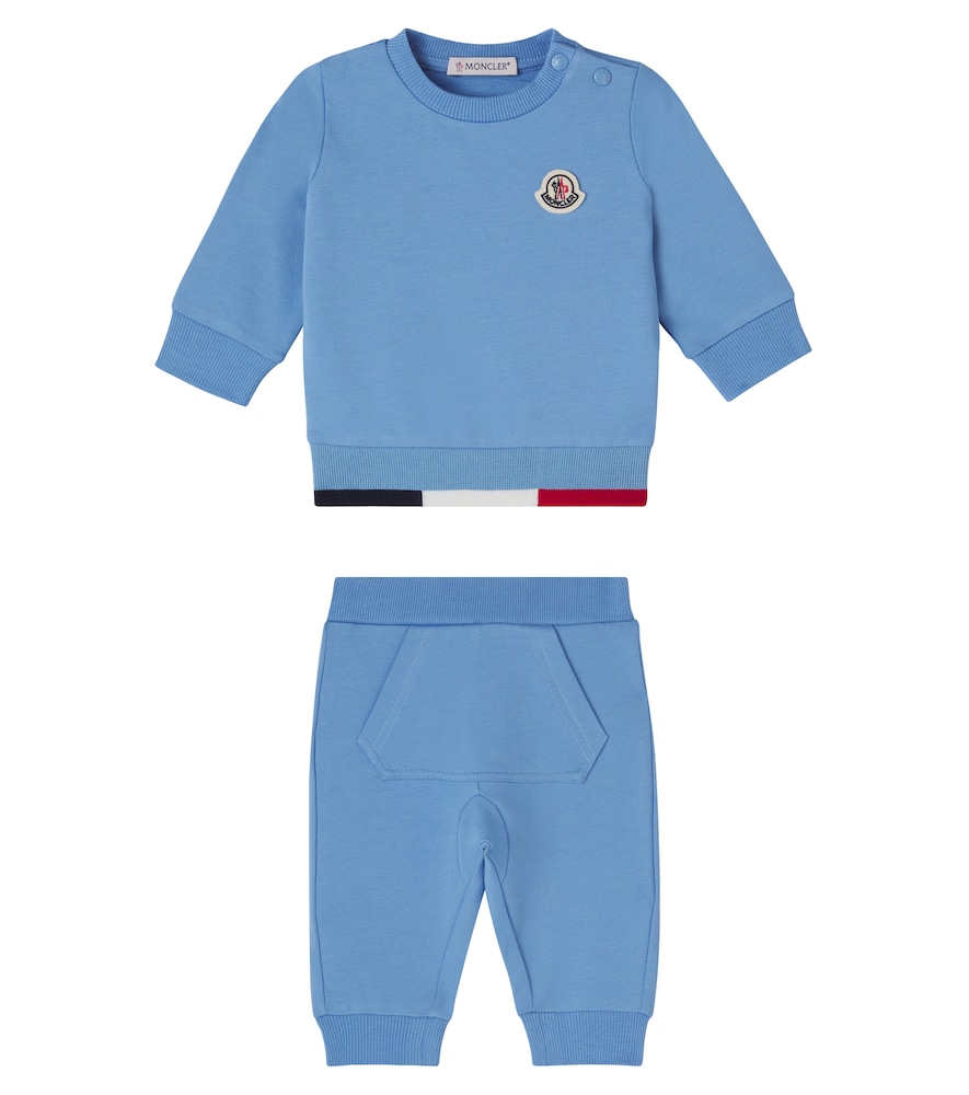 Moncler Enfant Baby fleece sweatshirt and sweatpants set