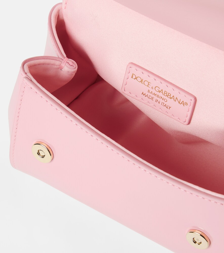  Dolce&gabbana Kids Dolce&gabbana Kids Sicily Mini Patent Leather Tote Bag 