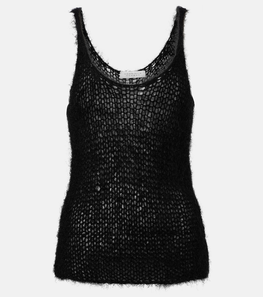 Gabriela Hearst Nur open-knit silk and cashmere tank top