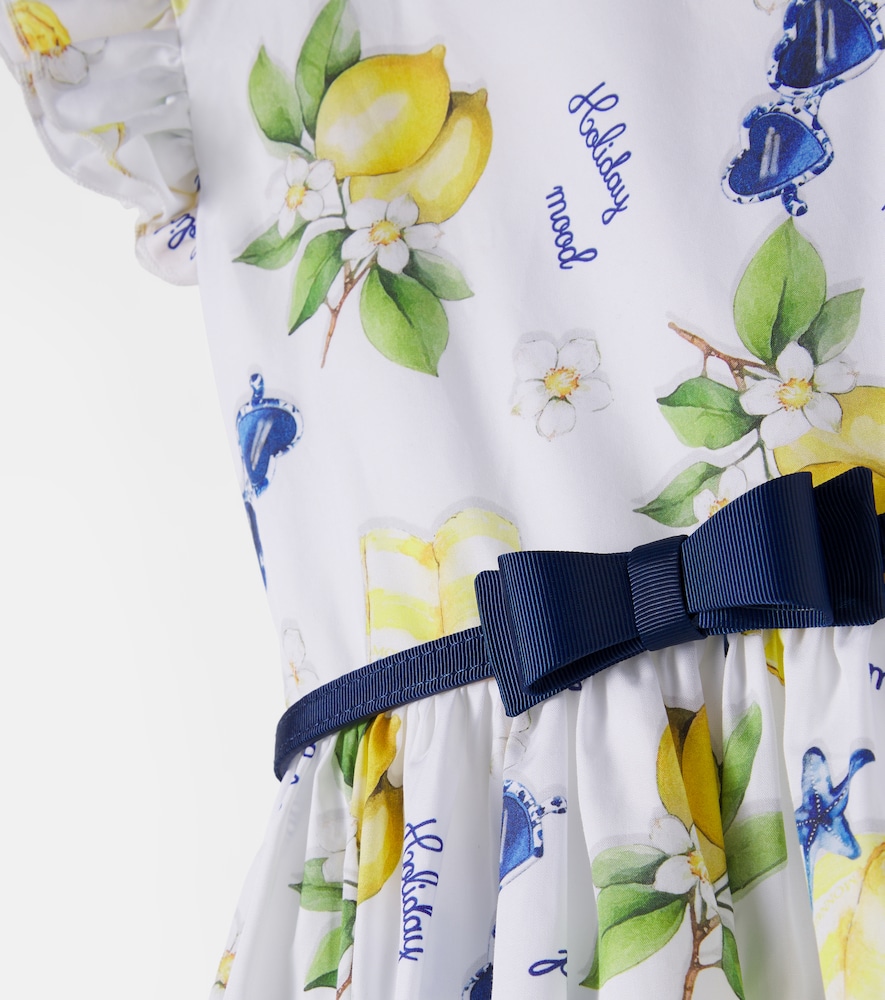  Monnalisa Monnalisa Bedrucktes Kleid Aus Baumwolle 