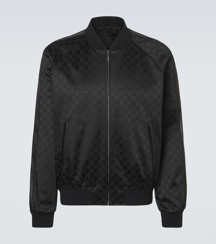 Gucci GG cotton-blend satin jacket