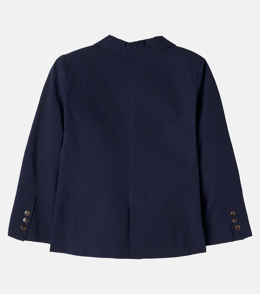  La Coqueta La Coqueta Sybil Cotton Seersucker Blazer 
