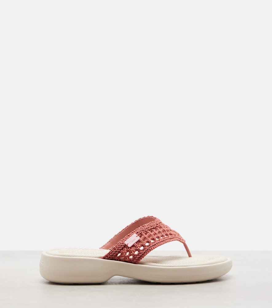  Chloe Chloé Sandalen La Poolette Aus Häkelstrick 