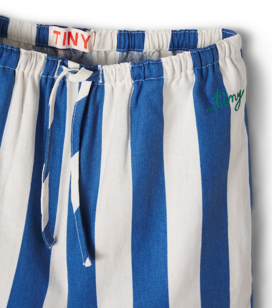  Tinycottons Tinycottons Weite Hose Aus Leinen Und Baumwolle 